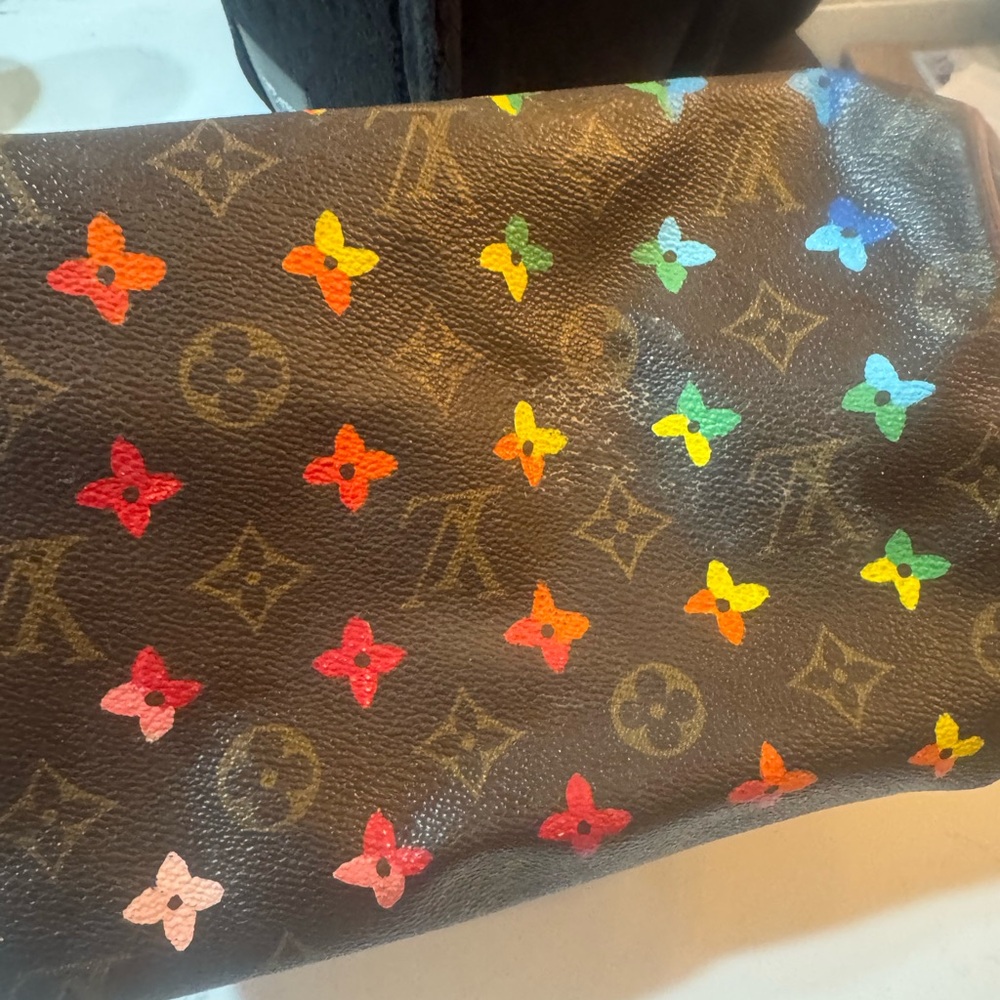 Louis Vuitton Multicolor Monogram Satchel Speedy 25 in excellent condition. - Picture 6 of 6